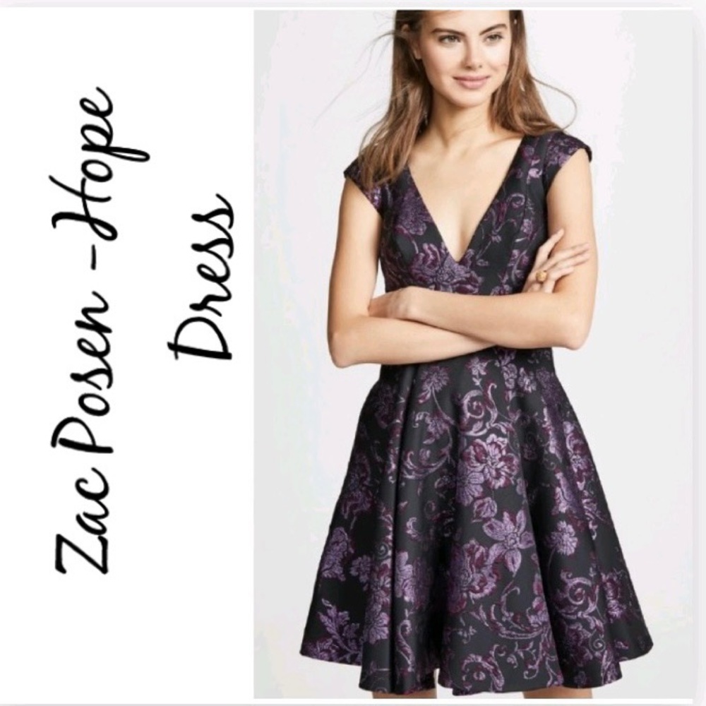 🌟Zac Posen Hope Dress-Size 4 - Picture 3 of 16